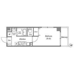 粉浜駅 徒歩1分 6階の物件間取画像